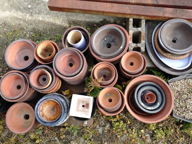庭の不用品・園芸用品
