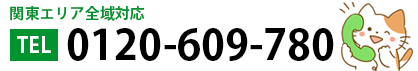 0120-609-780 受付時間 9:00～19:00